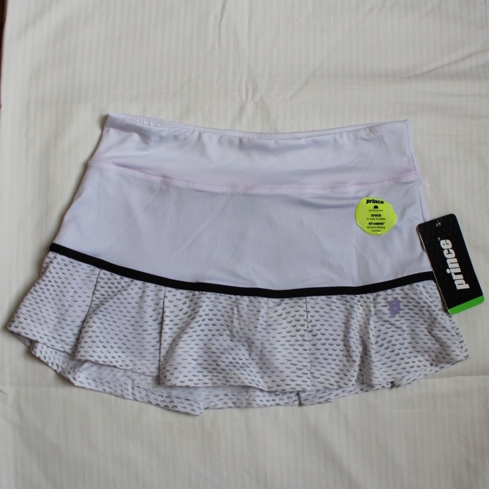 NWT Girls White Prince Tennis Skort